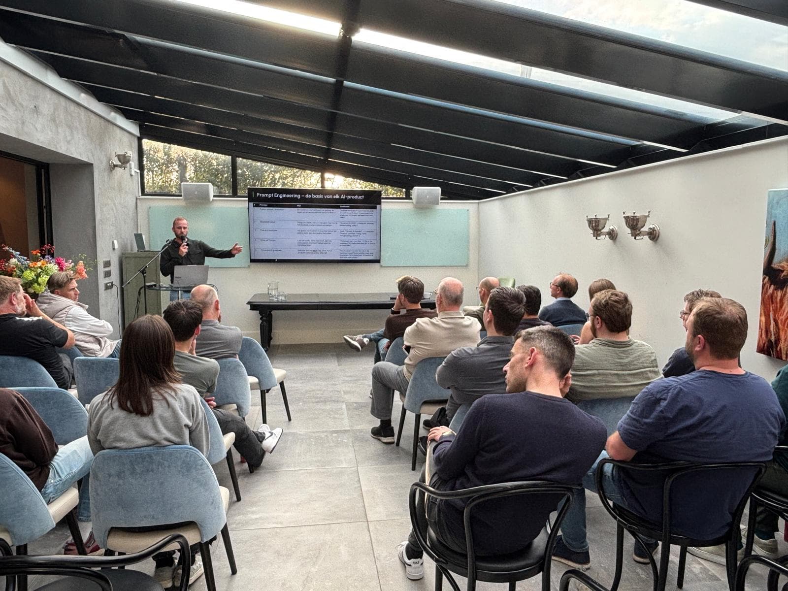 Edwin van Two Rocks geeft een Agentic Coding sessie