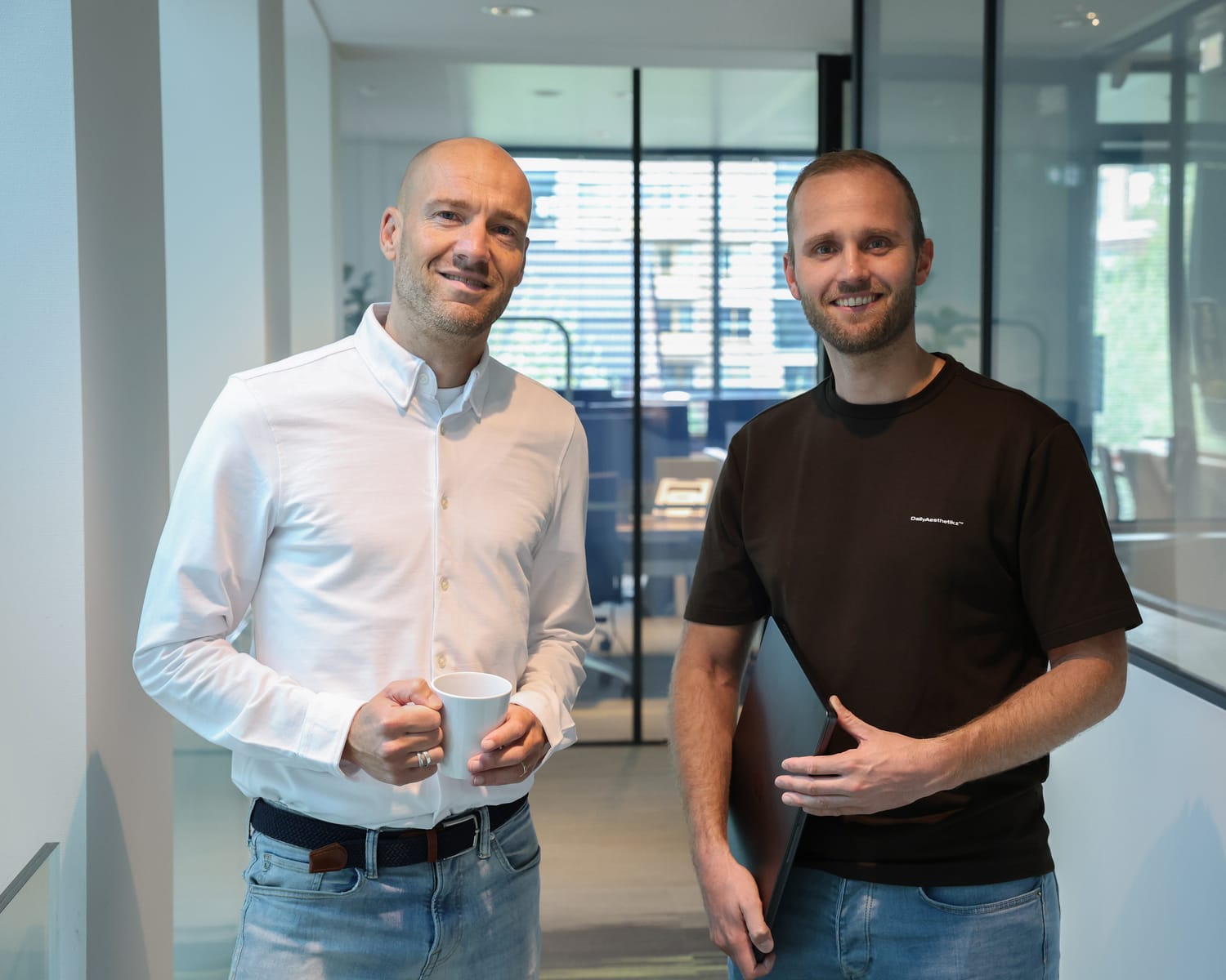 Richard Nederlof en Edwin van Wijngaarden, de oprichters van Two Rocks